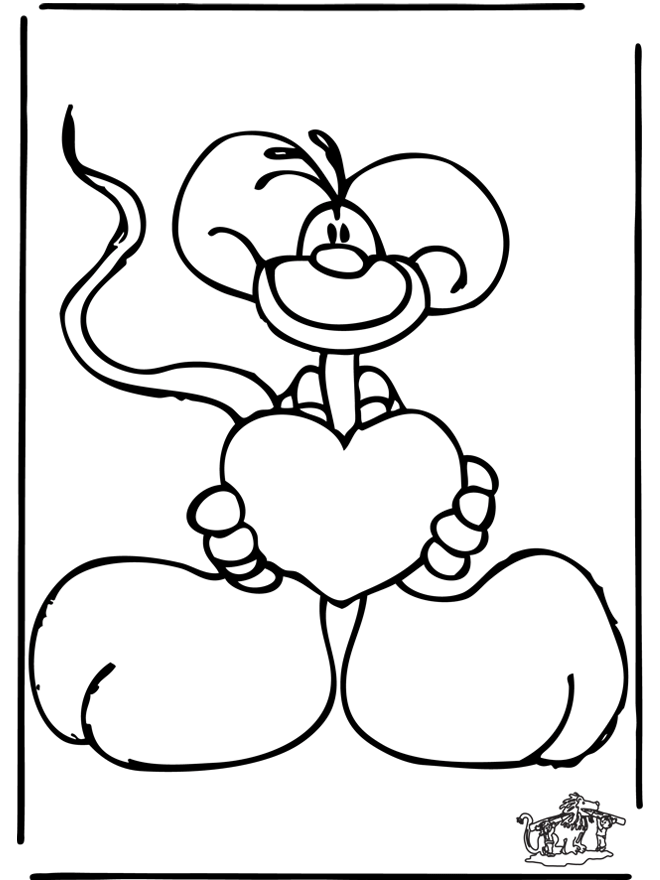 Dibujo gratuito Día de San Valentín #54238 de la coleccion Fiestas y Celebraciones para imprimir