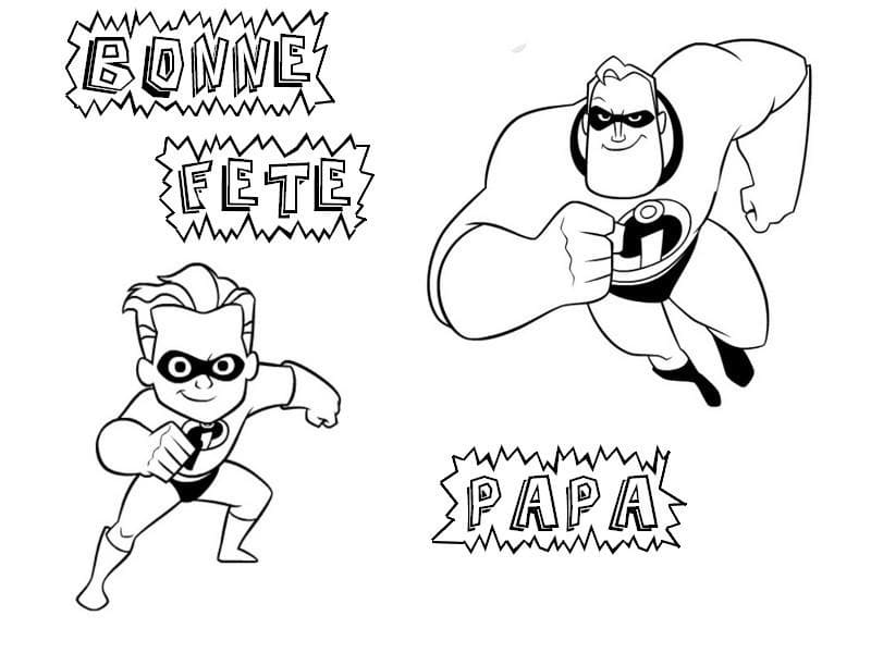 Dibujo gratuito Día del Padre #191410 de la coleccion Fiestas y Celebraciones para imprimir