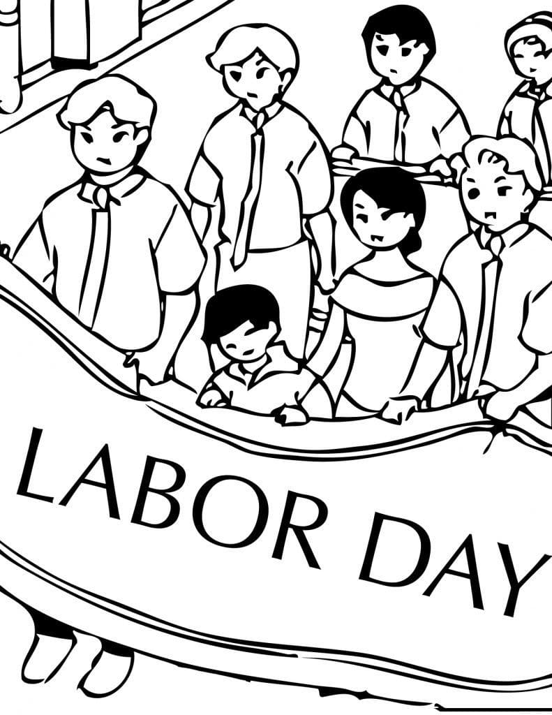 Dibujo gratuito Día del Trabajo #181394 de la coleccion Fiestas y Celebraciones para imprimir