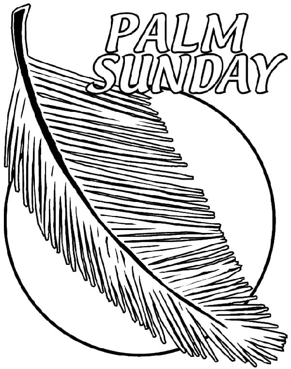 Dibujo gratuito Domingo de Ramos #210857 de la coleccion Fiestas y Celebraciones para imprimir