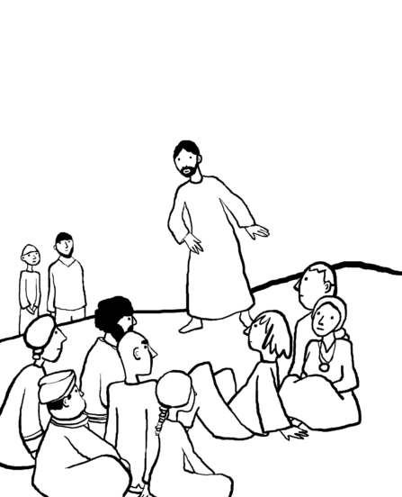 Dibujo para colorear: Domingo de Ramos (Fiestas y Celebraciones) #60322 - Dibujos para Colorear e Imprimir Gratis