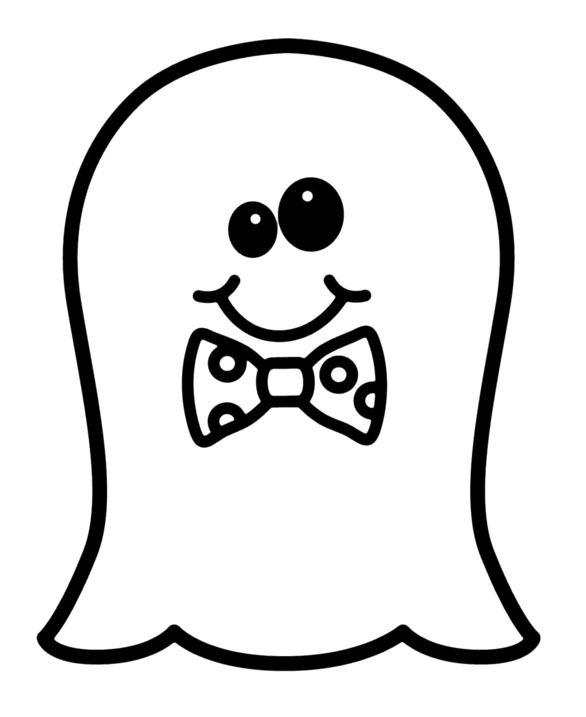Dibujo gratuito Fantasma de Halloween #216232 de la coleccion Fiestas y Celebraciones para imprimir