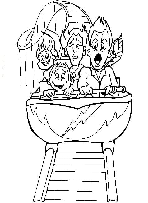 Dibujo para colorear: Feria (Fiestas y Celebraciones) #193368 - Dibujos para Colorear e Imprimir Gratis