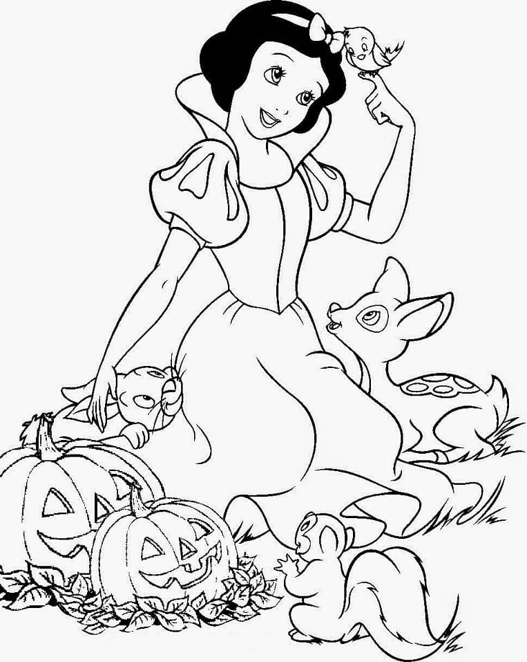 Dibujo para colorear: Halloween Disney (Fiestas y Celebraciones) #200195 - Dibujos para Colorear e Imprimir Gratis