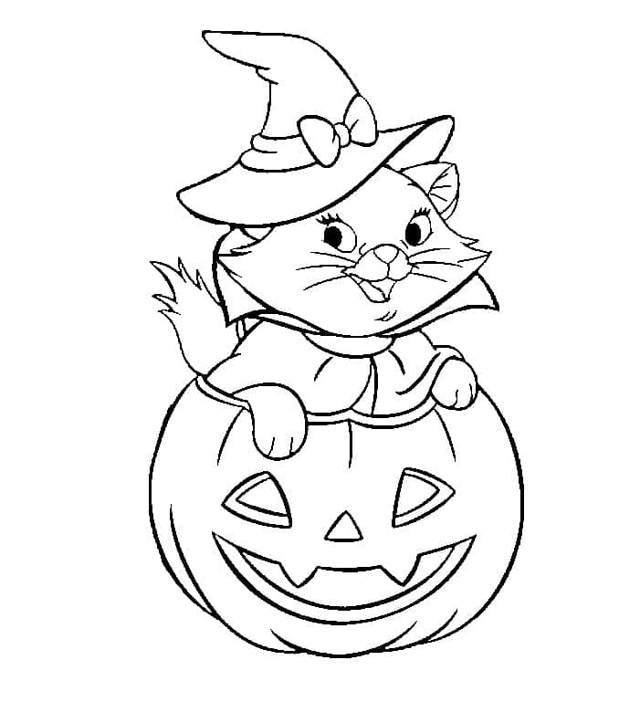 Dibujo para colorear: Halloween Disney (Fiestas y Celebraciones) #200208 - Dibujos para Colorear e Imprimir Gratis