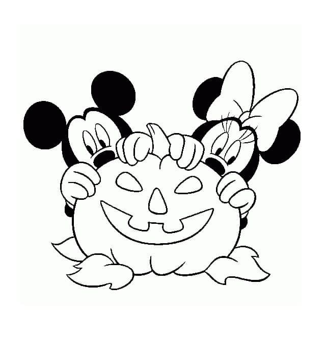 Dibujo gratuito Halloween Disney #200213 de la coleccion Fiestas y Celebraciones para imprimir