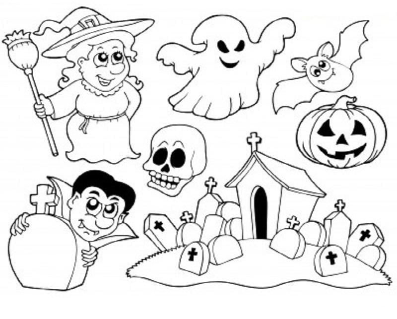 Dibujo gratuito Halloween para Niños #202035 de la coleccion Fiestas y Celebraciones para imprimir