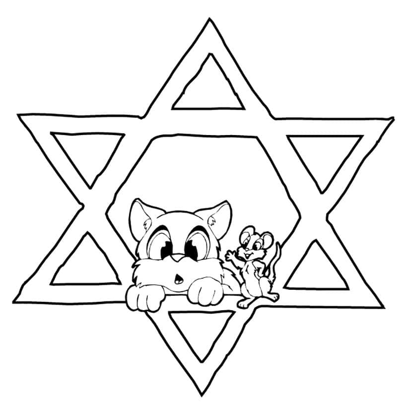 Dibujo gratuito Hanukkah #181053 de la coleccion Fiestas y Celebraciones para imprimir