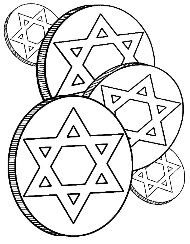 Dibujo gratuito Hanukkah #181059 de la coleccion Fiestas y Celebraciones para imprimir