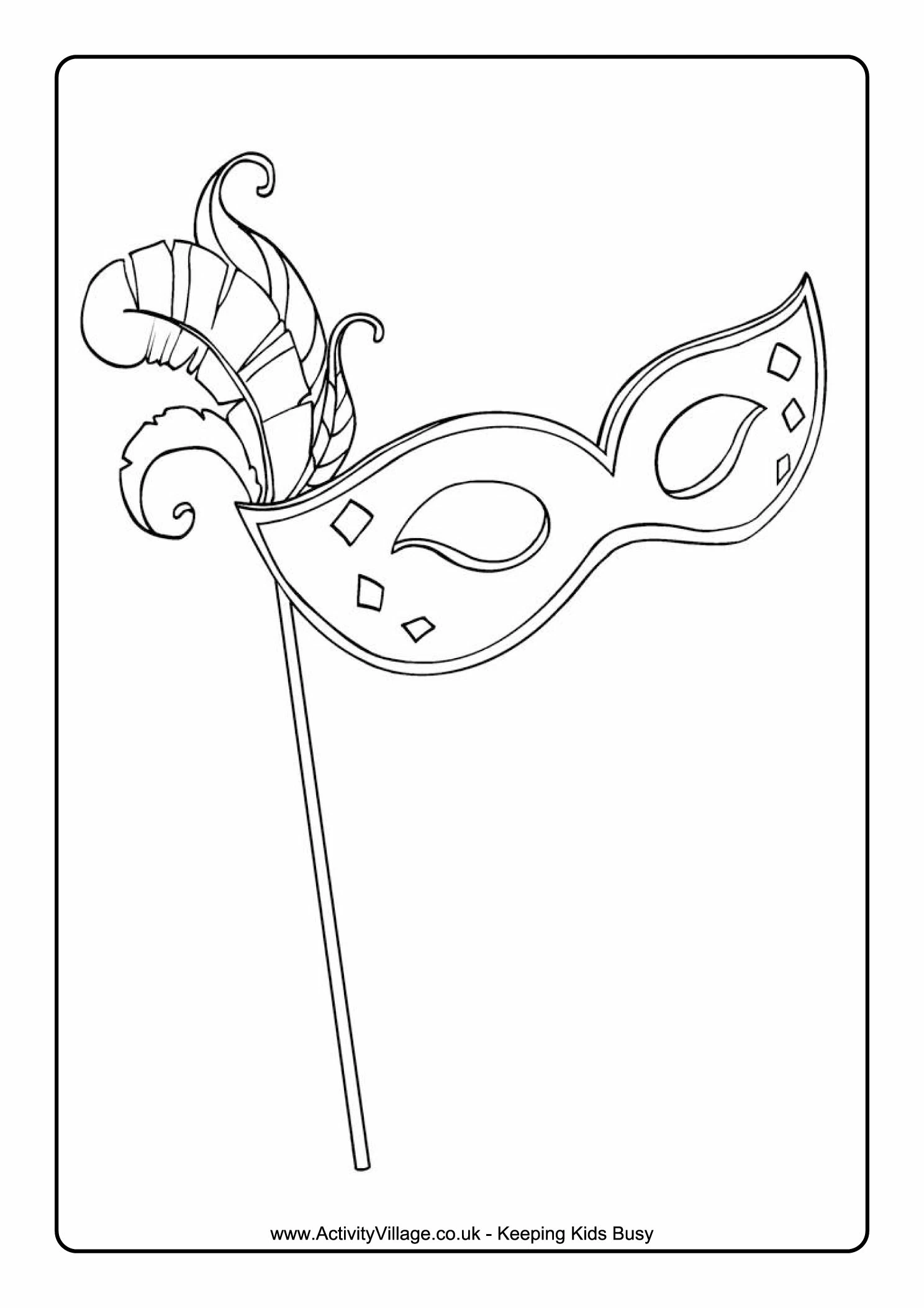 Dibujo gratuito Mardi Gras #60633 de la coleccion Fiestas y Celebraciones para imprimir