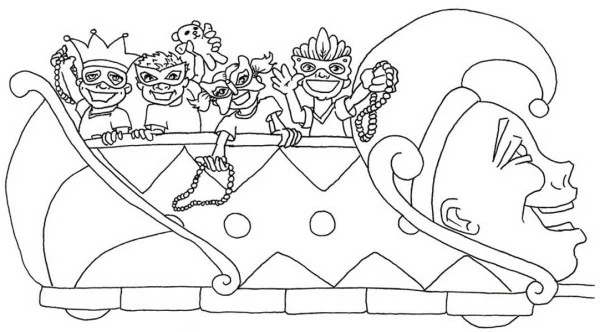 Dibujo gratuito Mardi Gras #60656 de la coleccion Fiestas y Celebraciones para imprimir