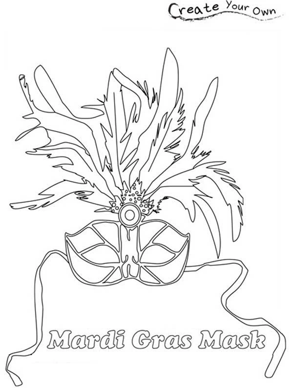 Dibujo gratuito Mardi Gras #60736 de la coleccion Fiestas y Celebraciones para imprimir