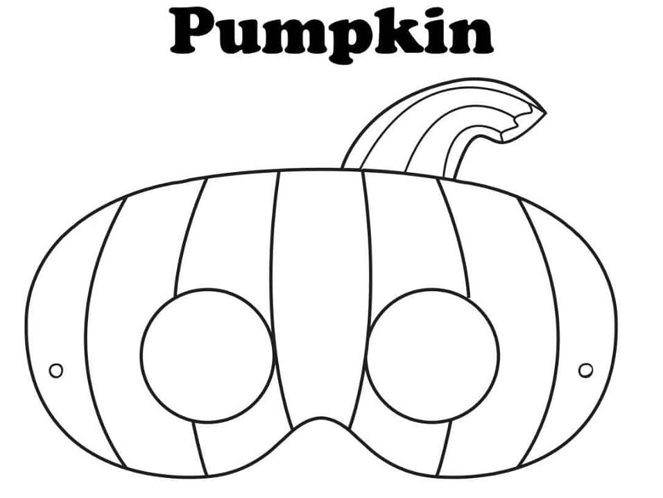Dibujo gratuito Máscara de Halloween #216445 de la coleccion Fiestas y Celebraciones para imprimir