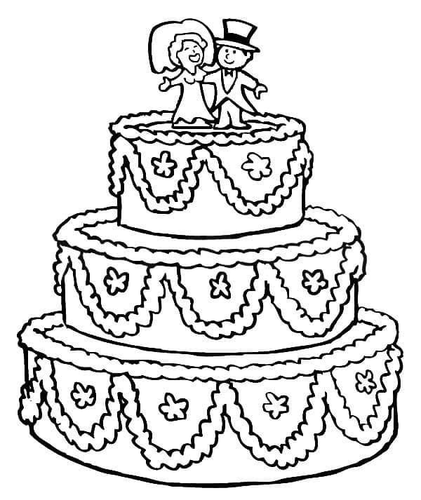 Dibujo gratuito Matrimonio #201897 de la coleccion Fiestas y Celebraciones para imprimir