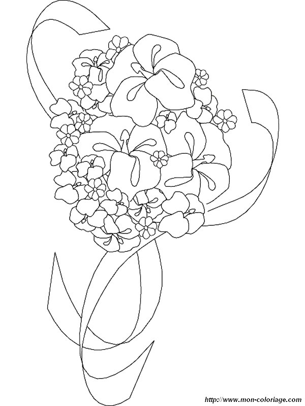 Dibujo gratuito Matrimonio #56132 de la coleccion Fiestas y Celebraciones para imprimir