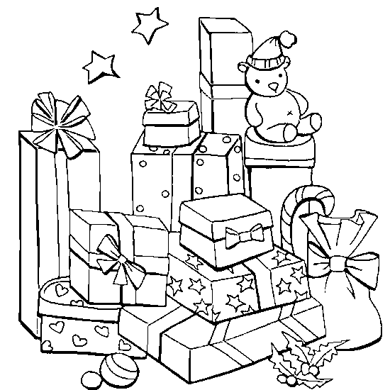 Dibujo para colorear: Navidad (Fiestas y Celebraciones) #54815 - Dibujos para Colorear e Imprimir Gratis