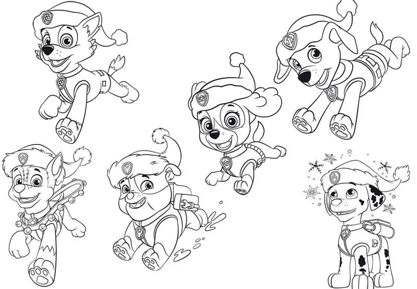 Dibujo gratuito Navidad de Paw Patrol #204286 de la coleccion Fiestas y Celebraciones para imprimir Dibujo gratuito Navidad de Paw Patrol #204286 de la coleccion Fiestas y Celebraciones para imprimir
