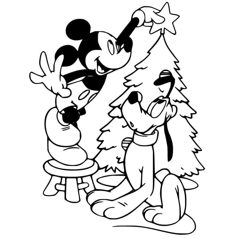 Dibujo gratuito Navidad Disney #205023 de la coleccion Fiestas y Celebraciones para imprimir