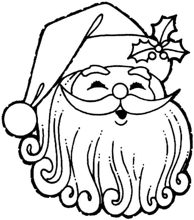 Dibujo gratuito Papá Noel #104677 de la coleccion Fiestas y Celebraciones para imprimir