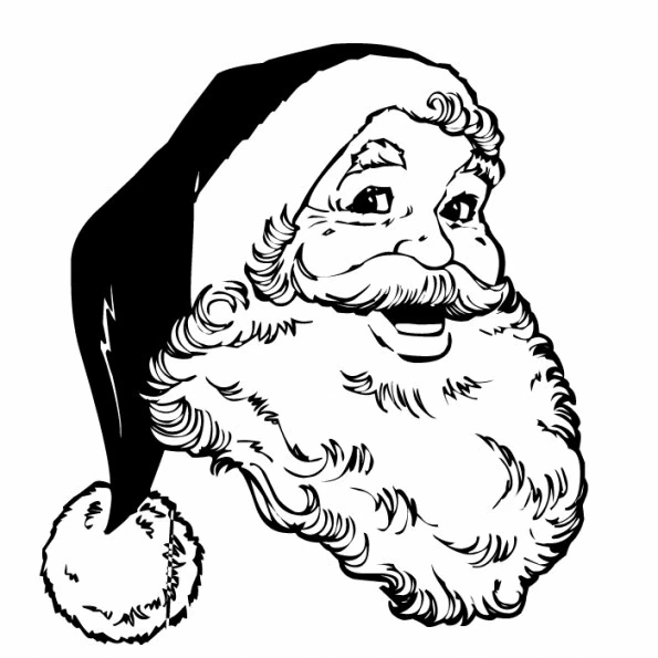 Dibujo gratuito Papá Noel #104685 de la coleccion Fiestas y Celebraciones para imprimir