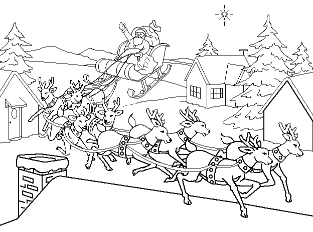 Dibujo gratuito Papá Noel #104698 de la coleccion Fiestas y Celebraciones para imprimir