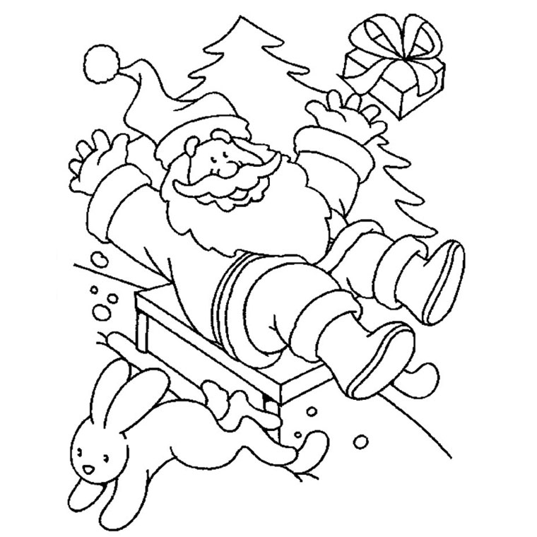 Dibujo gratuito Papá Noel #104781 de la coleccion Fiestas y Celebraciones para imprimir Dibujo gratuito Papá Noel #104781 de la coleccion Fiestas y Celebraciones para imprimir