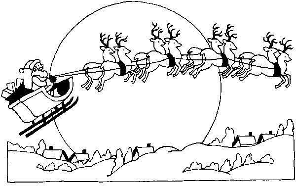 Dibujo gratuito Papá Noel #104797 de la coleccion Fiestas y Celebraciones para imprimir