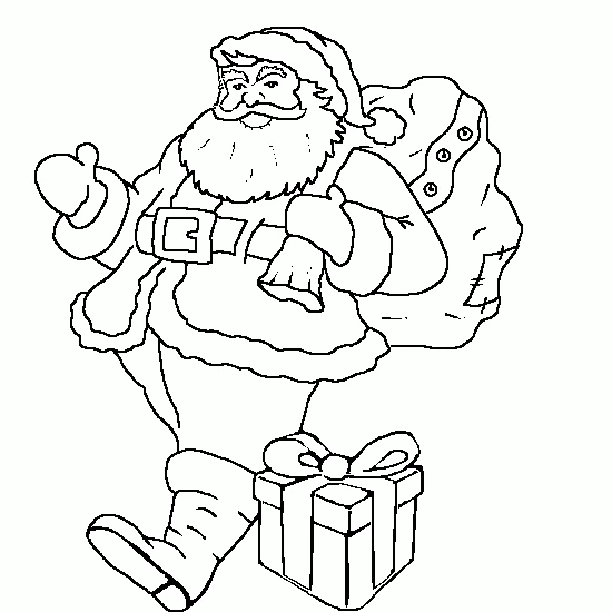 Dibujo gratuito Papá Noel #104872 de la coleccion Fiestas y Celebraciones para imprimir