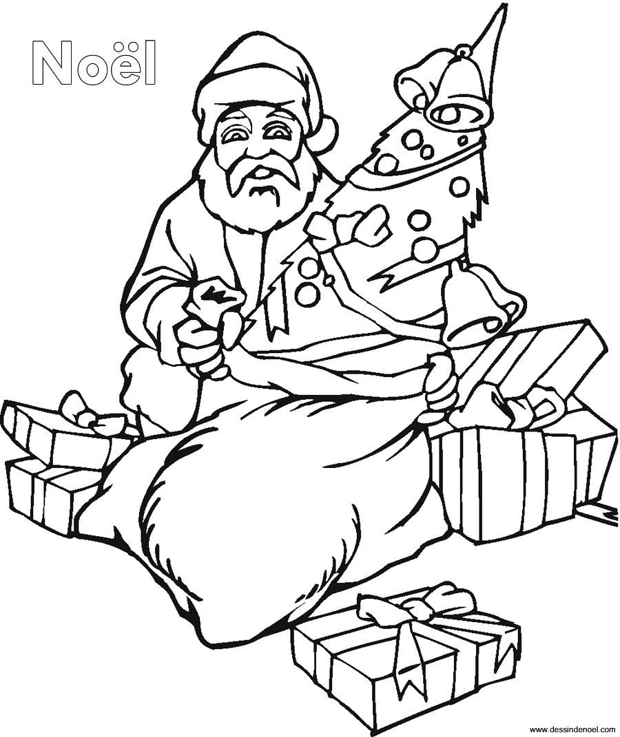 Dibujo gratuito Papá Noel #104997 de la coleccion Fiestas y Celebraciones para imprimir Dibujo gratuito Papá Noel #104997 de la coleccion Fiestas y Celebraciones para imprimir