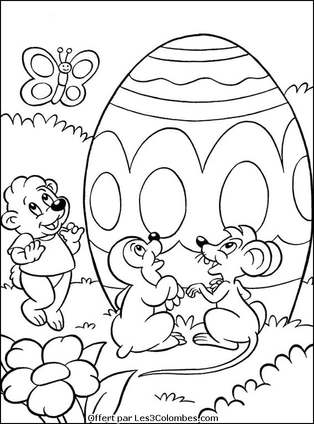 Dibujo gratuito Pascua #54464 de la coleccion Fiestas y Celebraciones para imprimir