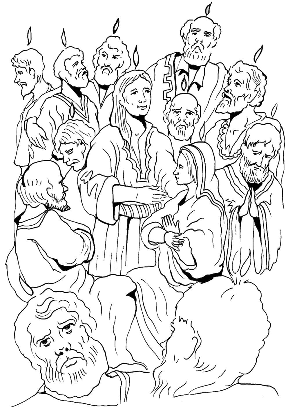 Dibujo gratuito Pentecostés #181345 de la coleccion Fiestas y Celebraciones para imprimir Dibujo gratuito Pentecostés #181345 de la coleccion Fiestas y Celebraciones para imprimir