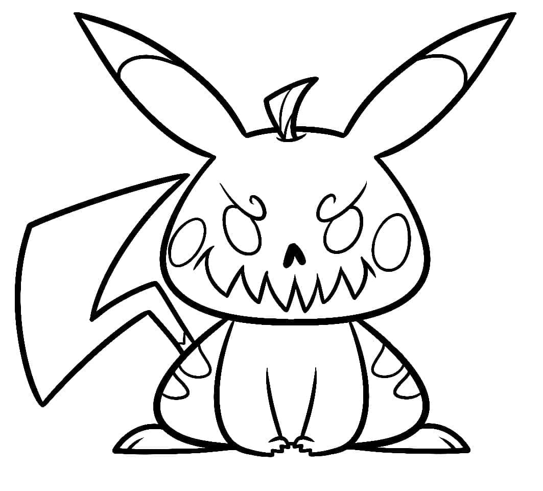 Dibujo gratuito Pokémon de Halloween #203909 de la coleccion Fiestas y Celebraciones para imprimir