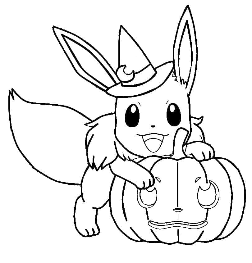 Dibujo gratuito Pokémon de Halloween #203929 de la coleccion Fiestas y Celebraciones para imprimir