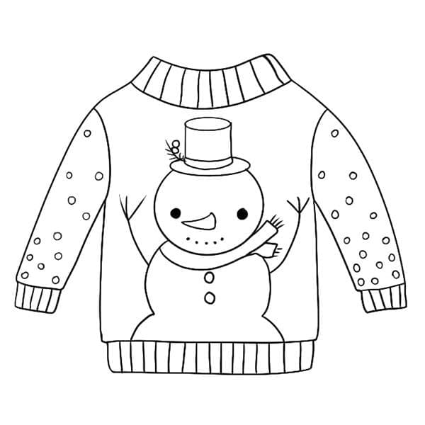 Dibujo gratuito Suéter de Navidad #191622 de la coleccion Fiestas y Celebraciones para imprimir Dibujo gratuito Suéter de Navidad #191622 de la coleccion Fiestas y Celebraciones para imprimir