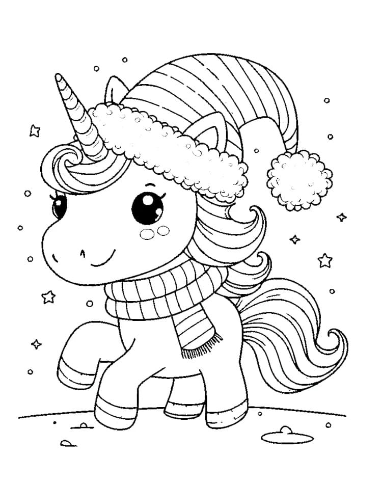 Dibujo gratuito Unicornio de Navidad #222184 de la coleccion Fiestas y Celebraciones para imprimir Dibujo gratuito Unicornio de Navidad #222184 de la coleccion Fiestas y Celebraciones para imprimir