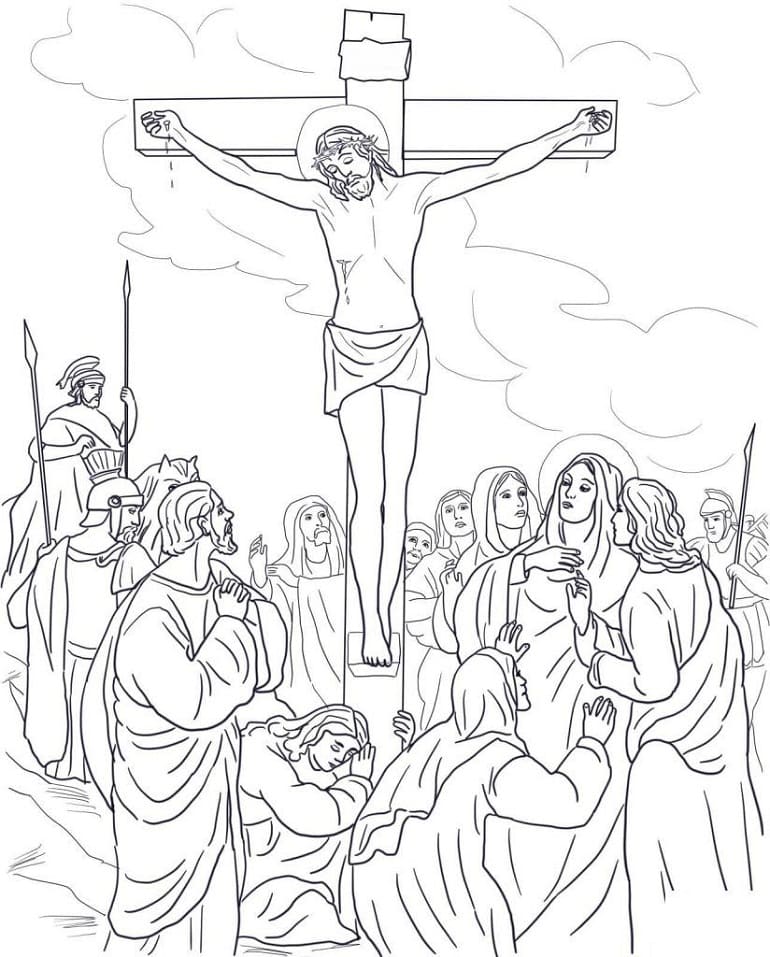 Dibujo gratuito Viernes Santo #193926 de la coleccion Fiestas y Celebraciones para imprimir