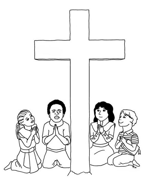 Dibujo gratuito Viernes Santo #193939 de la coleccion Fiestas y Celebraciones para imprimir