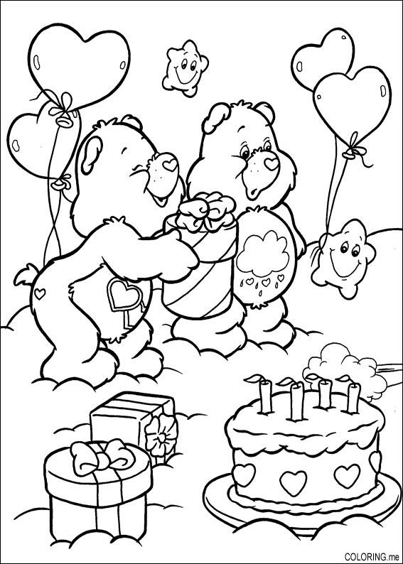 Dibujo para colorear: Aniversario (Fiestas y ocasiones especiales) #57072 - Dibujos para Colorear e Imprimir Gratis