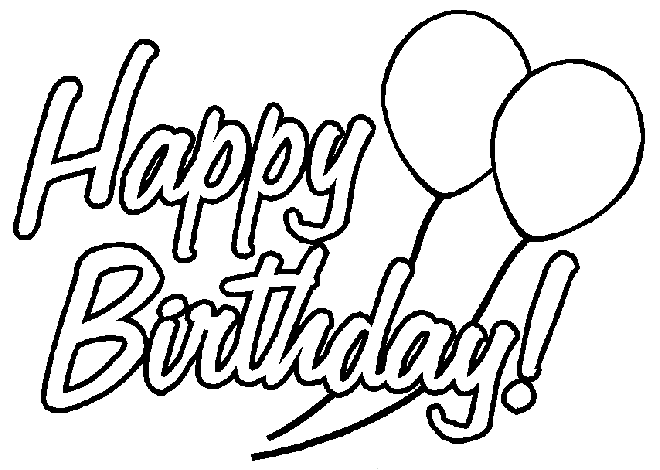 Dibujo para colorear: Aniversario (Fiestas y ocasiones especiales) #57121 - Dibujos para Colorear e Imprimir Gratis