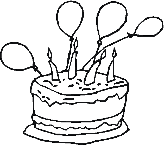 Dibujo para colorear: Aniversario (Fiestas y ocasiones especiales) #57312 - Dibujos para Colorear e Imprimir Gratis