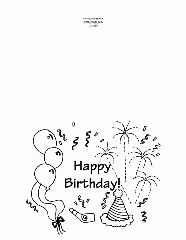 Dibujo para colorear: Aniversario (Fiestas y ocasiones especiales) #57323 - Dibujos para Colorear e Imprimir Gratis