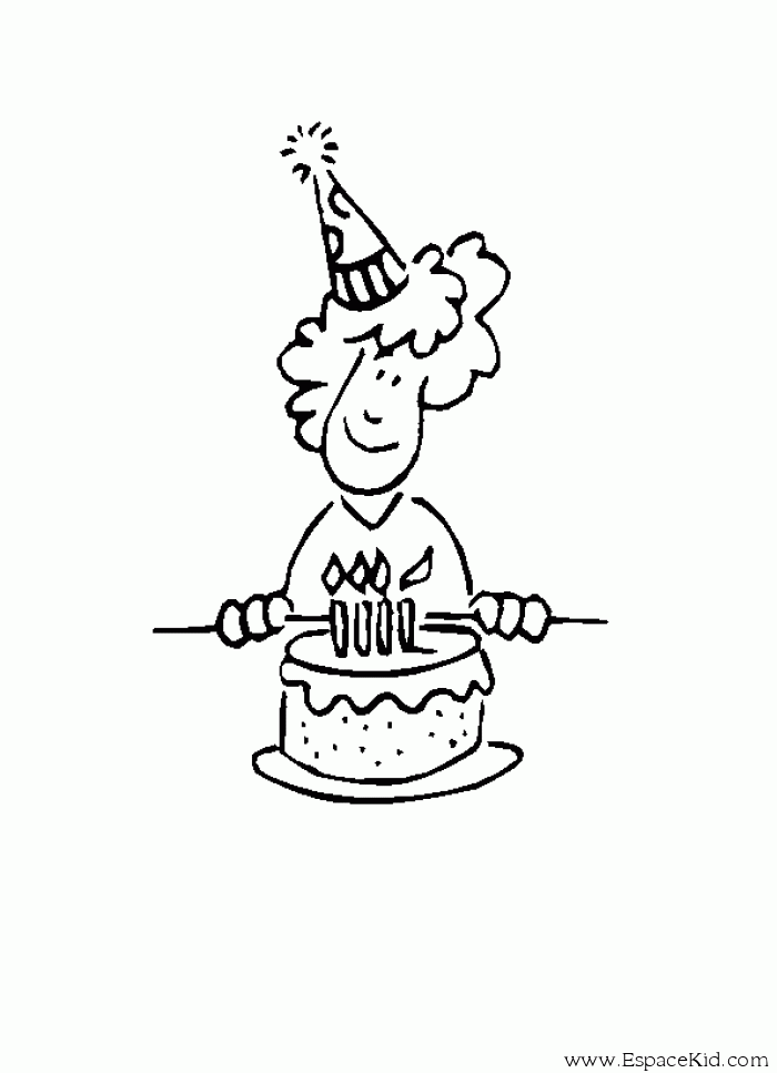 Dibujo para colorear: Aniversario (Fiestas y ocasiones especiales) #57387 - Dibujos para Colorear e Imprimir Gratis