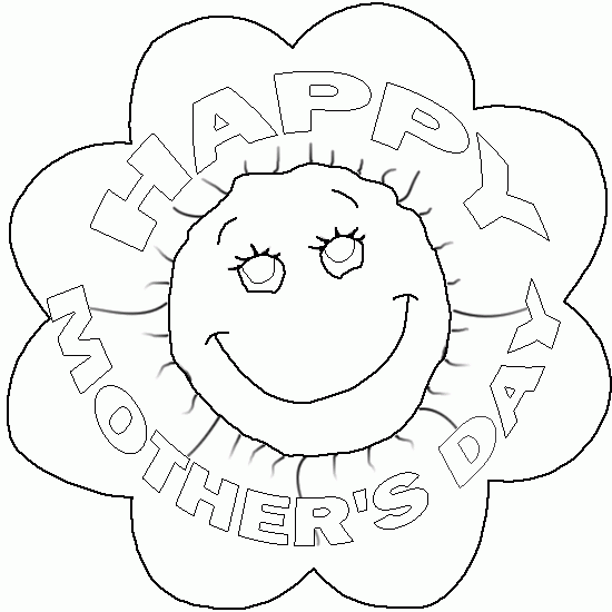 Dibujo para colorear: Día de la Madre (Fiestas y ocasiones especiales) #129844 - Dibujos para Colorear e Imprimir Gratis