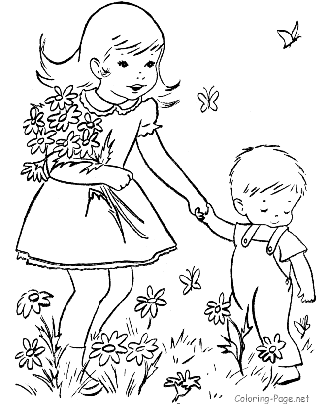 Dibujo para colorear: Día de la Madre (Fiestas y ocasiones especiales) #129879 - Dibujos para Colorear e Imprimir Gratis