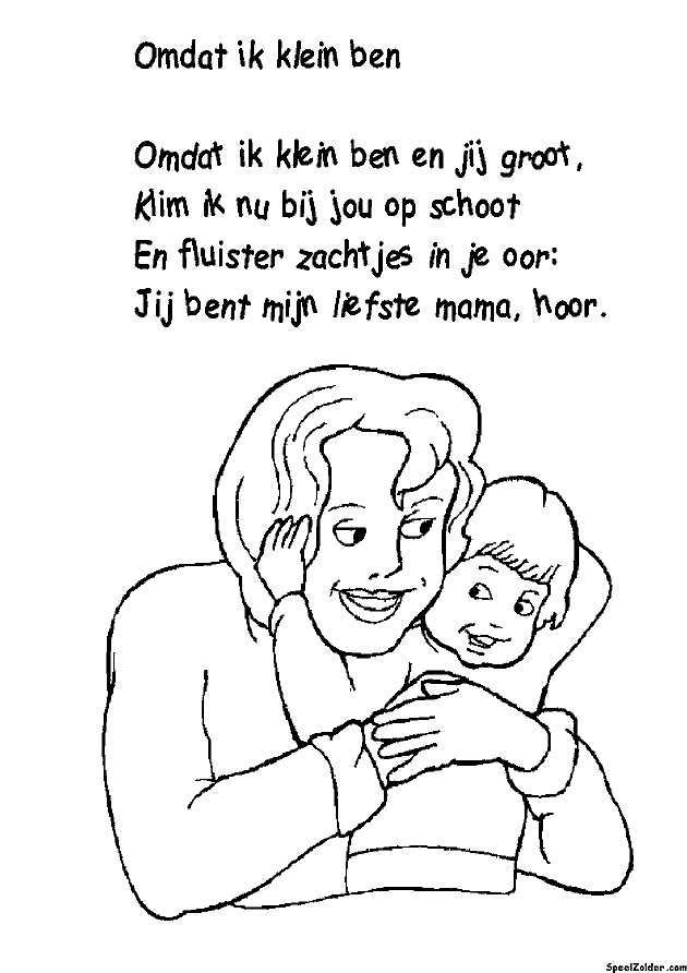 Dibujo para colorear: Día de la Madre (Fiestas y ocasiones especiales) #129949 - Dibujos para Colorear e Imprimir Gratis