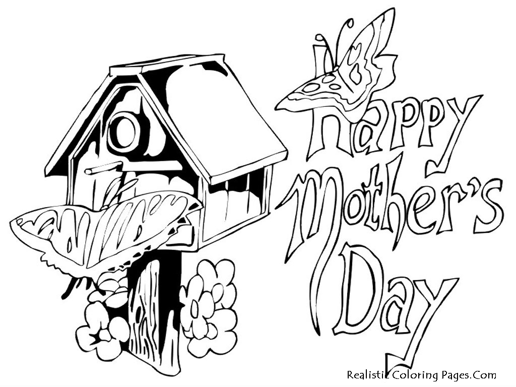 Dibujo para colorear: Día de la Madre (Fiestas y ocasiones especiales) #129980 - Dibujos para Colorear e Imprimir Gratis