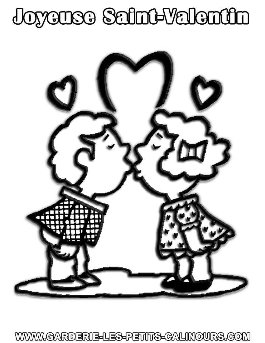 Dibujo para colorear: Día de San Valentín (Fiestas y ocasiones especiales) #54104 - Dibujos para Colorear e Imprimir Gratis