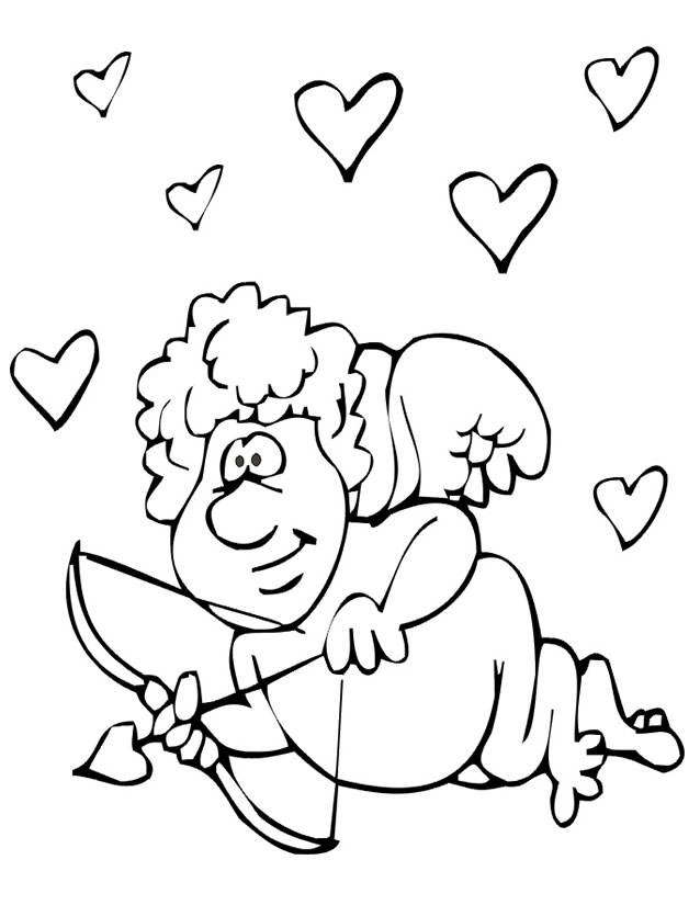 Dibujo para colorear: Día de San Valentín (Fiestas y ocasiones especiales) #54147 - Dibujos para Colorear e Imprimir Gratis