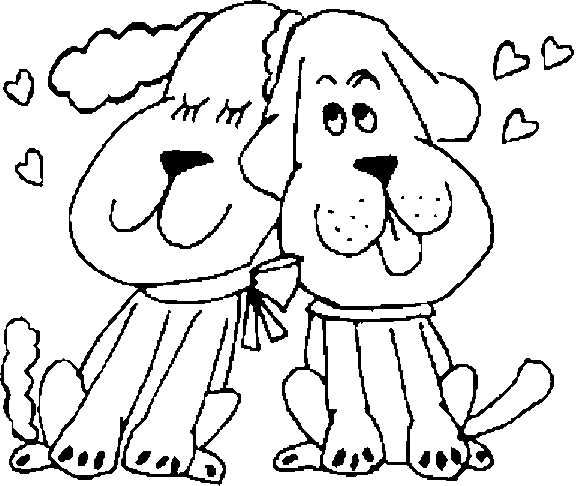 Dibujo para colorear: Día de San Valentín (Fiestas y ocasiones especiales) #54148 - Dibujos para Colorear e Imprimir Gratis