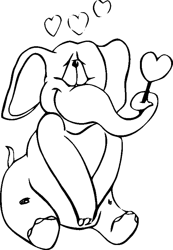 Dibujo para colorear: Día de San Valentín (Fiestas y ocasiones especiales) #54283 - Dibujos para Colorear e Imprimir Gratis